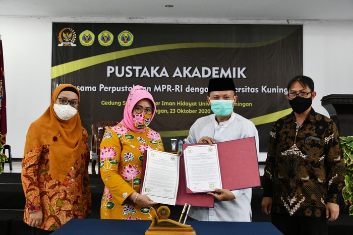 Perpustakaan Majelis Permusyawaratan Rakyat (MPR) kembali menjalin kerja sama dengan perguruan tinggi di Indonesia.