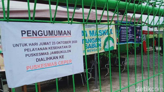 Puskesmas Jambukulon Klaten ditutup