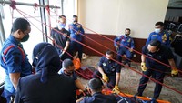 Acara ini digelar dengan menerapkan protokol kesehatan dan tetap memperhatikan jarak antar peserta kegiatan untuk mencegah penyebaran virus COVID-19.  