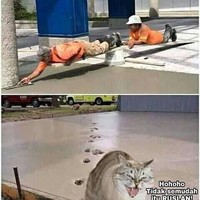 Totalitas banget kerjanya nih. Udah mirip sama adegan-adegan di film action belum? Foto: Instagram/@receh.id