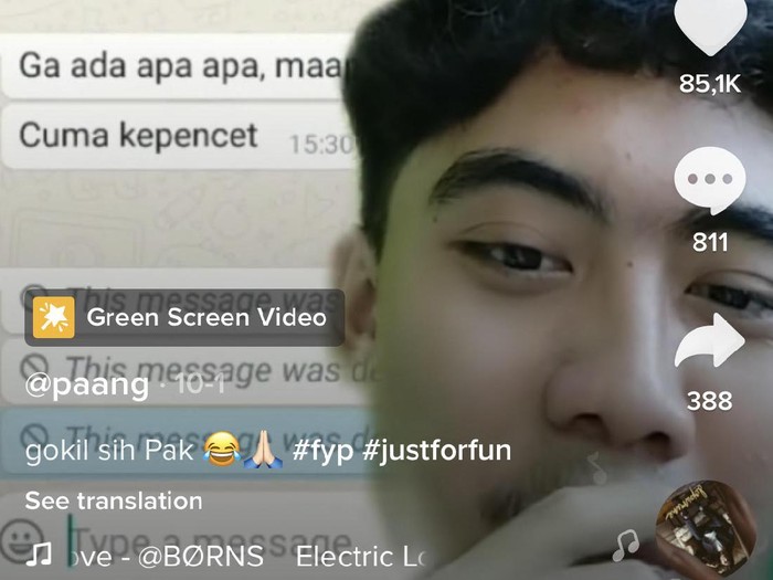 tiktok Muhammad Farhan yang viral di TikTok