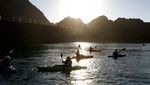 Aksi Para Wanita Daki Gunung-Kayuh Kayak di Pekan Olahraga Dubai