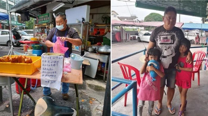 ayah tunggal jualan cakwe Kisah Ayah Tunggal Berjuang Jualan Cakwe untuk Hidupi Dua Anaknya