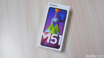 Galaxy M51 resmi dirilis Samsung Indonesia pada awal Oktober. Foto: Adi Fida Rahman/detikINET