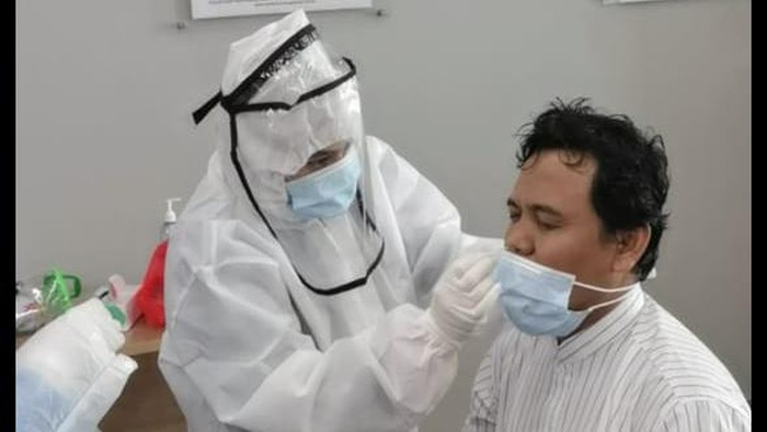 Gus Nur jalani tes swab COVID-19 setibanya di Bareskrim Polri
