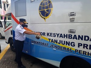 Kemenhub Resmikan Layanan Mobil Keliling Kesyahbandaran Tanjung Priok