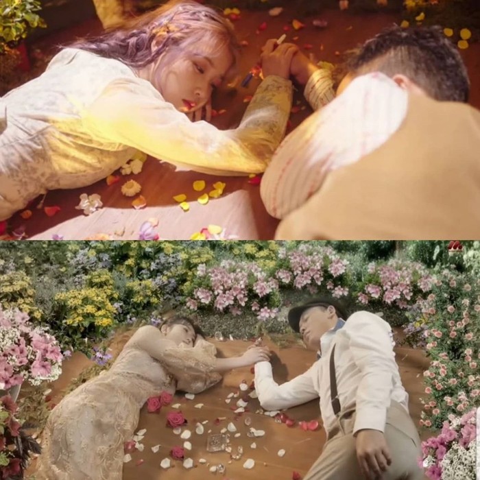 Potongan Video Klip Via Vallen Kasih Dengarkanlah Aku yang Plagiat Konsep IU