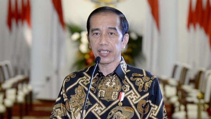 Presiden Jokowi pidato dalam peringatan HUT IDI