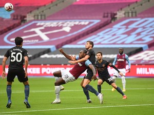 Bola Mati West Ham Bisa Jadi Batu Sandungan Man City
