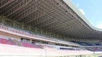 Stadion Papua Bangkit berlokasi di Kampung Harapan, Distrik Sentani Timur, Kabupaten Jayapura, Papua. Stadion ini dibangun untuk menyambut penyelenggaraan PON XX Papua Tahun 2020, yang pertama kali akan berlangsung di Papua. Istimewa/Dok. PTPP.
