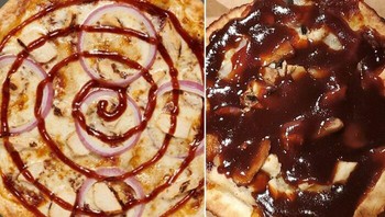 Mungkin saat menuangkan saus, sausnya tumpah jadi meleber. Foto: via Bored Panda