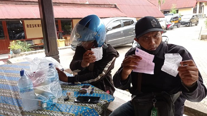 2 Orang Ojek Online yang menjadi Korban orderan fiktif yang mengatas namakan polisi