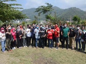 Wali Kota Batu Ajak AMSI Jatim Sarapan Pagi di Sawah Rojo