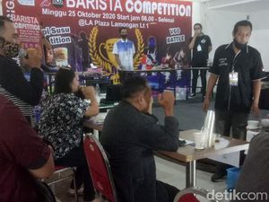 Saat Barista Lamongan Unjuk Gigi Sajikan Kopi Lebih Menggugah