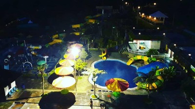 Foto: Malam-malam Berendam Air Panas Dulu di Garut