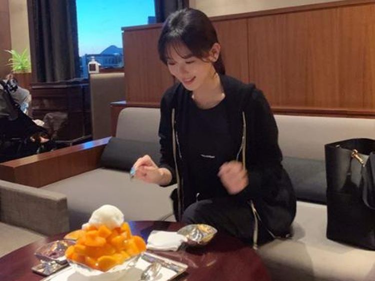 10 Potret Manis Kang Han Na Saat Sarapan dan Makan Sup