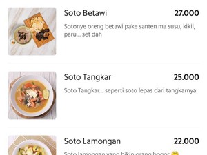 Penjelasan Kocak Menu Soto Lamongan yang Bikin Orang Bogor