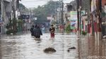 Potret Banjir Pagi Ini di Perumahan Pondok Gede Permai Bekasi