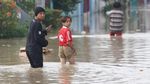 Potret Banjir Pagi Ini di Perumahan Pondok Gede Permai Bekasi