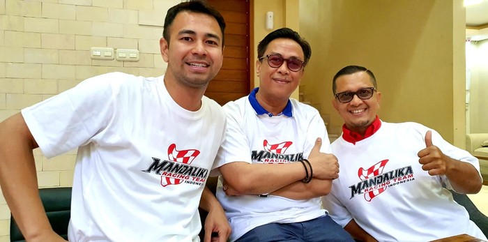Raffi Ahmad Jadi Duta Mandalika Racing Team Indonesia