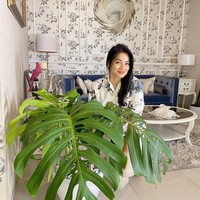 Titi Kamal bertanya pada suaminya, Christian Sugiono, jika mereka pindah rumah, di mana tanaman-tanaman hiasnya ini akan diletakkan. Tian kemudian memberi jawaban menohok. Menurutnya meskipun teras rumah mereka sekarang tampak indah dipandang, namun karena koleksi tanaman hias sang istri sudah begitu banyak, rumah mereka jadi seperti toko tanaman. Foto: Instagram @titi_kamall