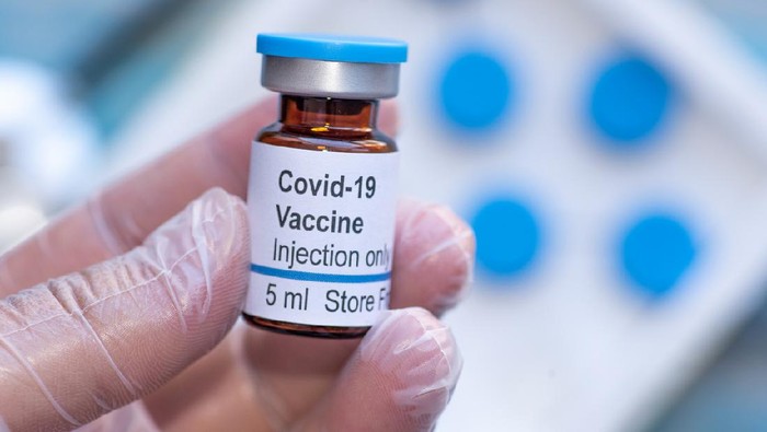 Illustrative picture of covid-19 coronavirus vaccine vial