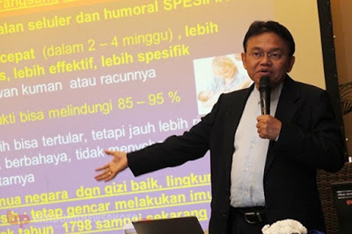 Anggota Komite Penasihat Ahli Imunisasi Nasional Prof. Dr. dr. Soedjatmiko, Sp.A(K) Anggota Komite Penasihat Ahli Imunisasi Nasional Prof. Dr. dr. Soedjatmiko, Sp.A(K)