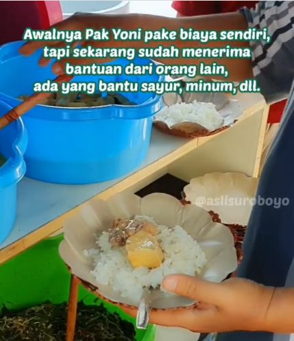 Inspiratif! Satu Keluarga Bagikan 100 Porsi Makanan Gratis Tiap Hari