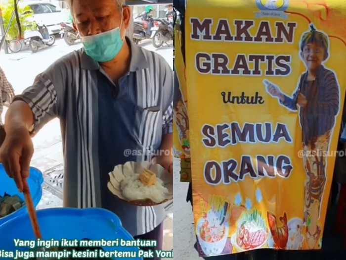 Berbagi makanan gratis Inspiratif! Satu Keluarga Bagikan 100 Porsi Makanan Gratis Tiap Hari