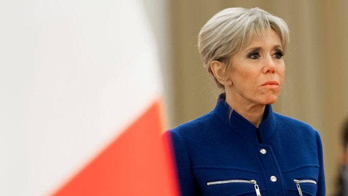 HAMBURG, GERMANY - JULY 07:  Brigitte Macron attends a concert at the Elbphilarmonie concert hall on the first day of the G20 economic summit on July 7, 2017 in Hamburg, Germany. The G20 group of nations are meeting July 7-8 and major topics will include climate change and migration.  (Photo by Michael Ukas - Pool / Getty Images)