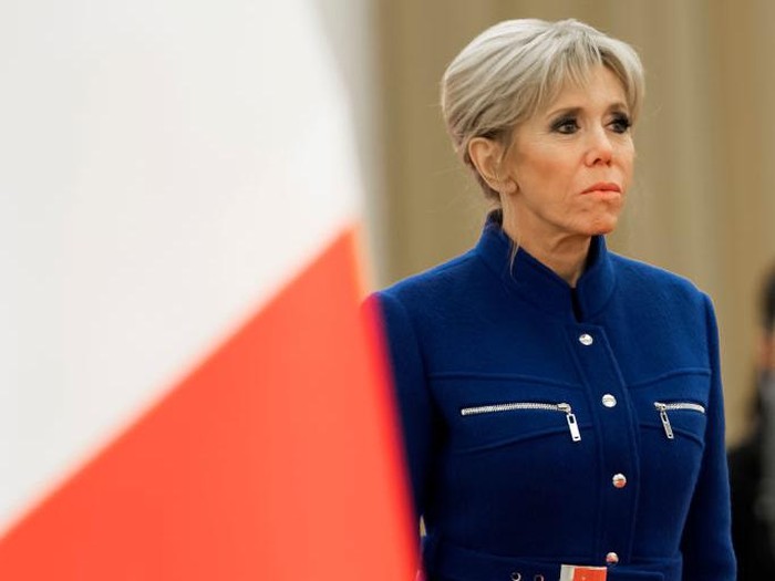 HAMBURG, GERMANY - JULY 07:  Brigitte Macron attends a concert at the Elbphilarmonie concert hall on the first day of the G20 economic summit on July 7, 2017 in Hamburg, Germany. The G20 group of nations are meeting July 7-8 and major topics will include climate change and migration.  (Photo by Michael Ukas - Pool / Getty Images)