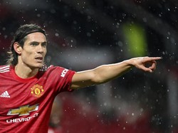 Edinson Cavani menempati nomor tujuh dengan 59 gol penalti. Bisa bertambah lagi di Manchester United? (AP/Michael Regan)
