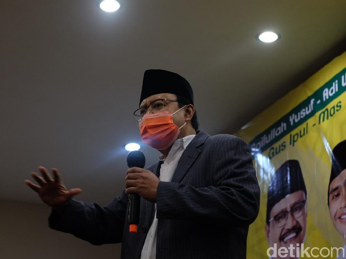 Calon Wali Kota Pasuruan Saifullah Yusuf (Gus Ipul) mengimbau seluruh pendukung dan relawan tenang menyikapi perusakan baliho yang dilakukan orang-orang tak bertanggung jawab. Perusakan itu sudah dilaporkan ke aparat berwenang.
