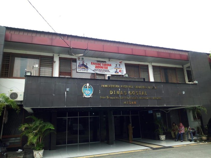 Kantor Dinas Sosial Sumatera Utara (Datuk-detikcom)