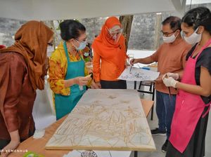 Inovasi Kemenhub & Dekranas Manfaatkan Asam Jawa untuk Membatik
