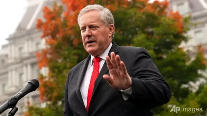 Kepala Staf Gedung Putih Mark Meadows  (AP Photo)