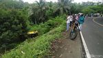 Mobil Elf Masuk Jurang di Ciamis, 1 Orang Tewas