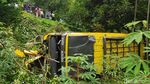 Mobil Elf Masuk Jurang di Ciamis, 1 Orang Tewas