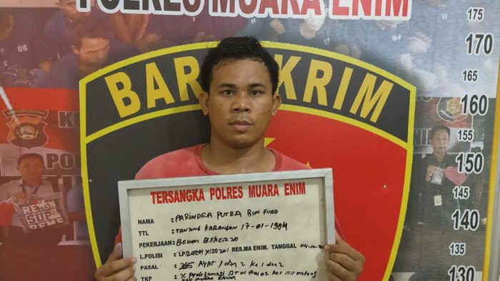 Polisi tangkap perampok minimarket di Sumsel (dok. Istimewa)