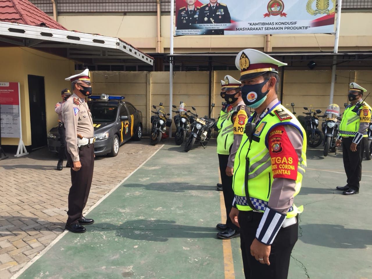 Polres Pelabuhan Tanjung Priok Lakukan Giat Operasi Zebra Jaya 2020
