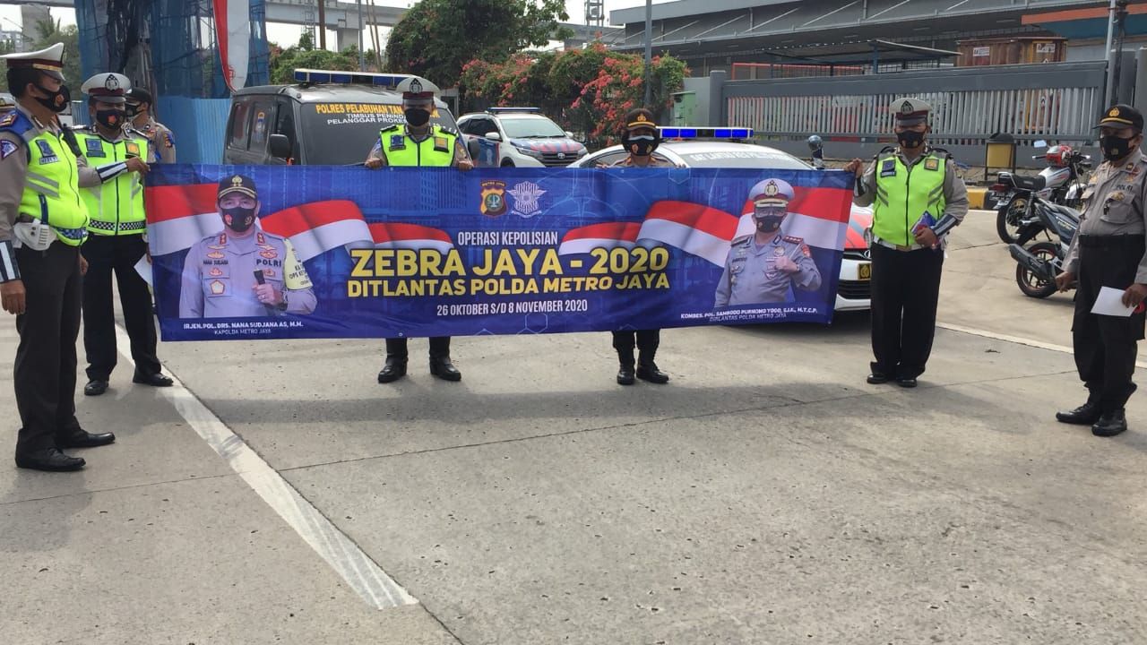 Polres Pelabuhan Tanjung Priok Lakukan Giat Operasi Zebra Jaya 2020