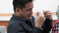 Vanessa menyebutkan jika ia bukanlah membacakan pembelaannya melainkan rintihan hatinya. Pool/Palevi S/detikFoto.