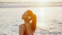 Anya membagikan foto-fotonya saat liburan ke Bali beberapa waktu lalu. (anyageraldine/Instagram)