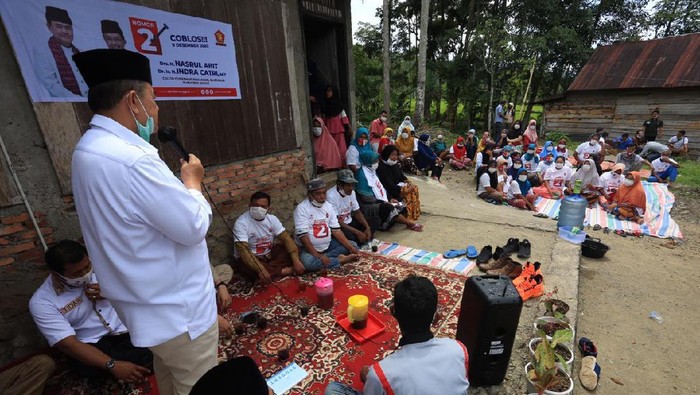 Cagub Sumatera Barat (Sumbar) Nasrul Abit menjanjikan penguatan peran Ninik Mamak di masyarakat Sumbar.