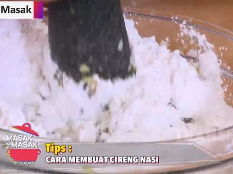 Cara membuat cireng nasi