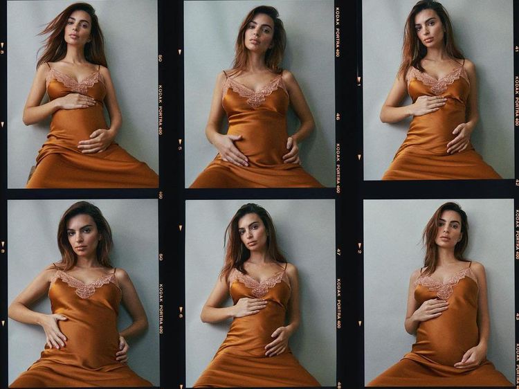 5 Potret Seksi Emily Ratajkowski Umumkan Kehamilan Pertama