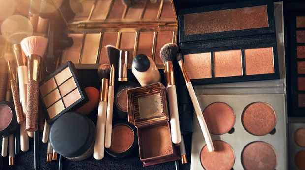 Shot of a collection of makeup
