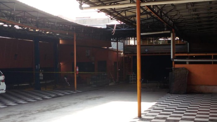 Lokasi penembakan polisi di Medan (Datuk-detikcom)