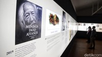 Selamat menikmati pameran imersif Affandi, dari 26 Oktober sampai 25 November 2020, silakan mendaftar di laman pkn.id. Foto: Pradita Utama/ detikcom