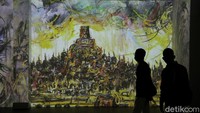 Bagaimana menurutmu tentang pameran imersif Affandi. Tertarik datang? Foto: Pradita Utama/ detikcom